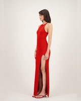SCOVILLE DRESS RED VERMILLION