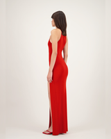 SCOVILLE DRESS RED VERMILLION