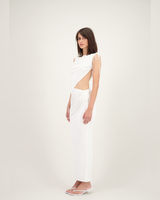 GRAN FATALI SKIRT OFF-WHITE