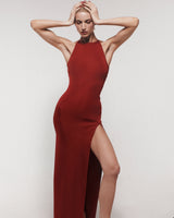 SCOVILLE DRESS RED VERMILLION