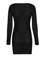 RIVA BARE MINI DRESS BLACK