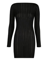 RIVA BARE MINI DRESS BLACK