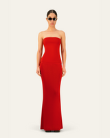 MALAGETA GEORGE TOP RED VERMILLION