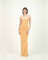 MORUGA WARD DRESS GOLD BEIGE