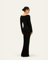 RIVA ARBOLA DRESS BLACK
