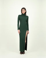 SCOVILLE TORTUGA DRESS DARK GREEN