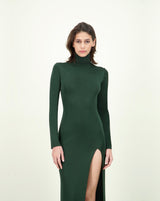 SCOVILLE TORTUGA DRESS DARK GREEN