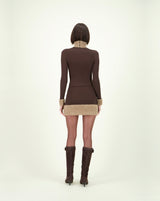 CHILANA TORTUGA TOP BROWN