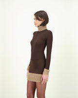 CHILANA TORTUGA TOP BROWN