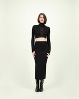 SAYURI VIPERA SKIRT BLACK