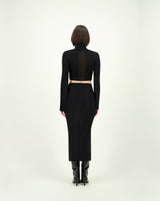 SAYURI VIPERA SKIRT BLACK