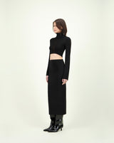 SAYURI VIPERA SKIRT BLACK