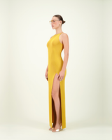 SCOVILLE DRESS GOLD LEMON