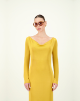 CASBELA DRESS GOLD LEMON