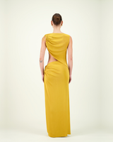 GRAN FATALI SKIRT GOLD LEMON