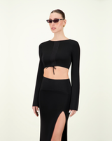 SCOVILLA SKIRT BLACK