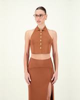 SCOVILLA SKIRT TERRACOTTA