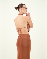 SCOVILLA SKIRT TERRACOTTA