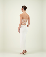 KODOMO FOOL DRESS WHITE