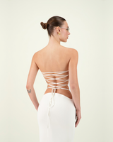 KODOMO FOOL DRESS WHITE