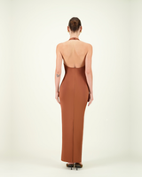 AZIZA DRESS TERRACOTTA