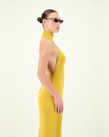 MORUGA TORTUGA DRESS GOLD LEMON
