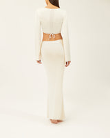 HEART ANCHO TOP WHITE