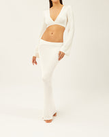 HEART ANCHO TOP WHITE