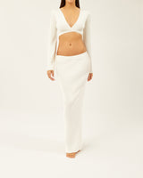 HEART ANCHO TOP WHITE