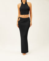 GRAN MALAGETA SKIRT BLACK