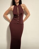 CLASSIC MALAGETA SKIRT AUBERGINE