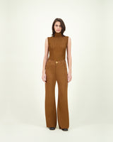 KNIT JEANS CHESTNUT