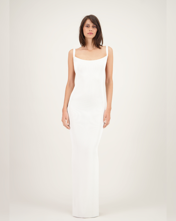 MORUGA WARD DRESS WHITE