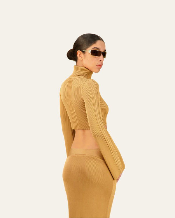 HIGH ANCHO TOP GOLD BEIGE