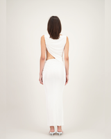 GRAN FATALI SKIRT OFF-WHITE