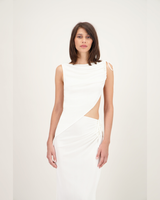 GRAN FATALI SKIRT OFF-WHITE