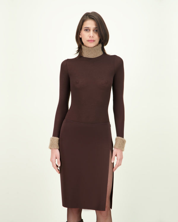 CHILANA TORTUGA TOP BROWN