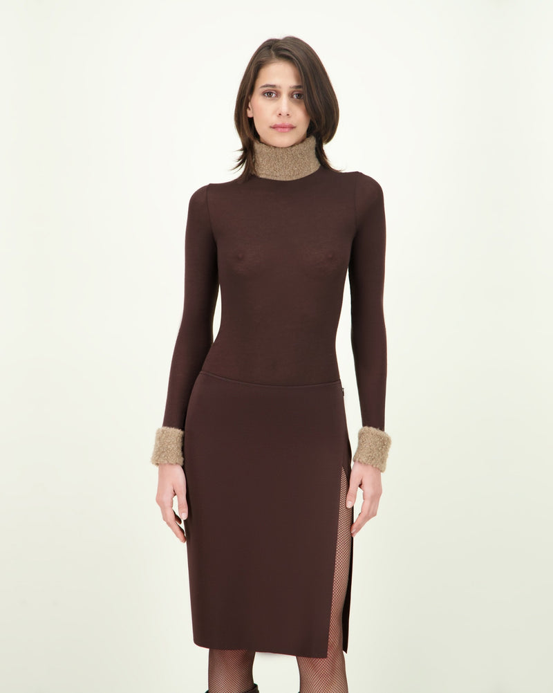 CHILANA TORTUGA TOP BROWN