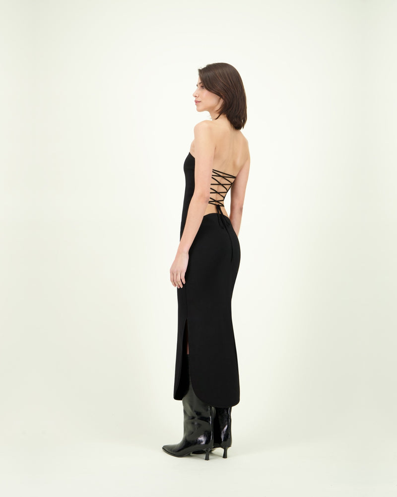 KODOMO FOOL DRESS BLACK