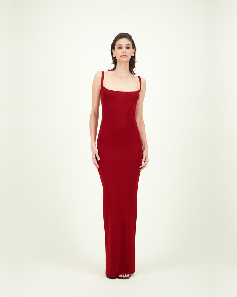 MORUGA WARD DRESS RED