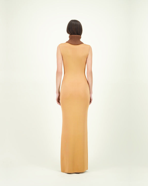 NAGA SOLUNA DRESS GOLD BEIGE
