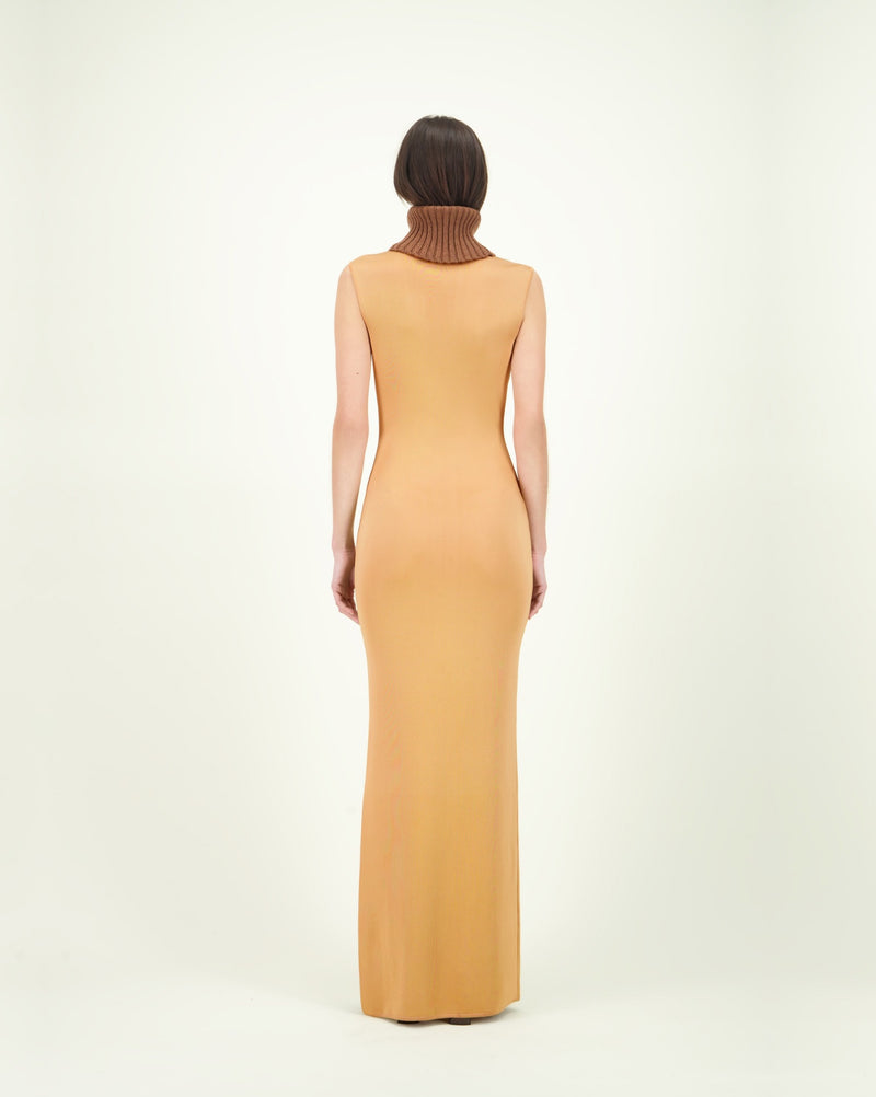 NAGA SOLUNA DRESS GOLD BEIGE
