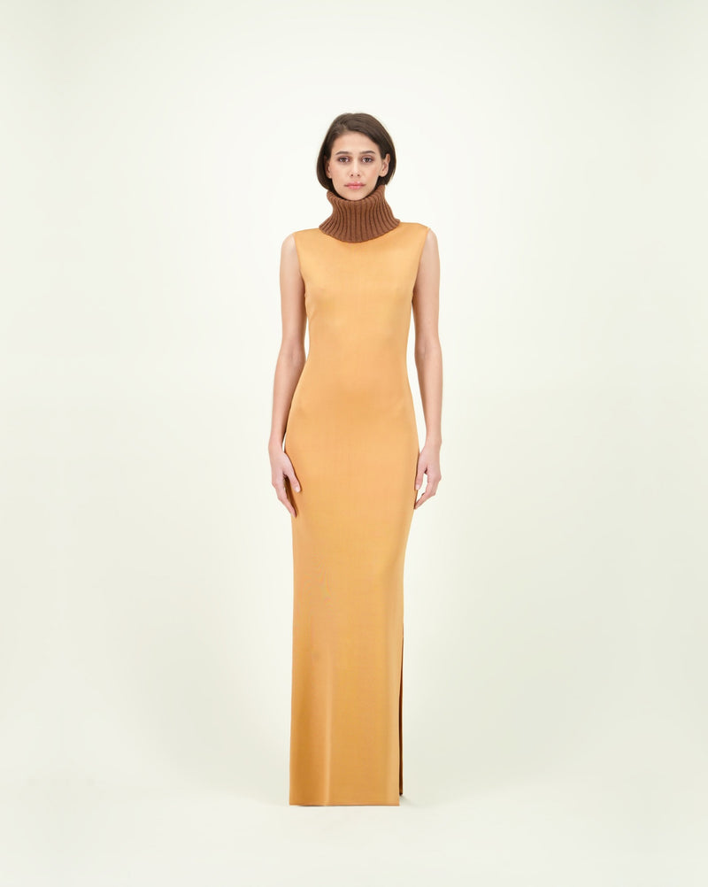 NAGA SOLUNA DRESS GOLD BEIGE