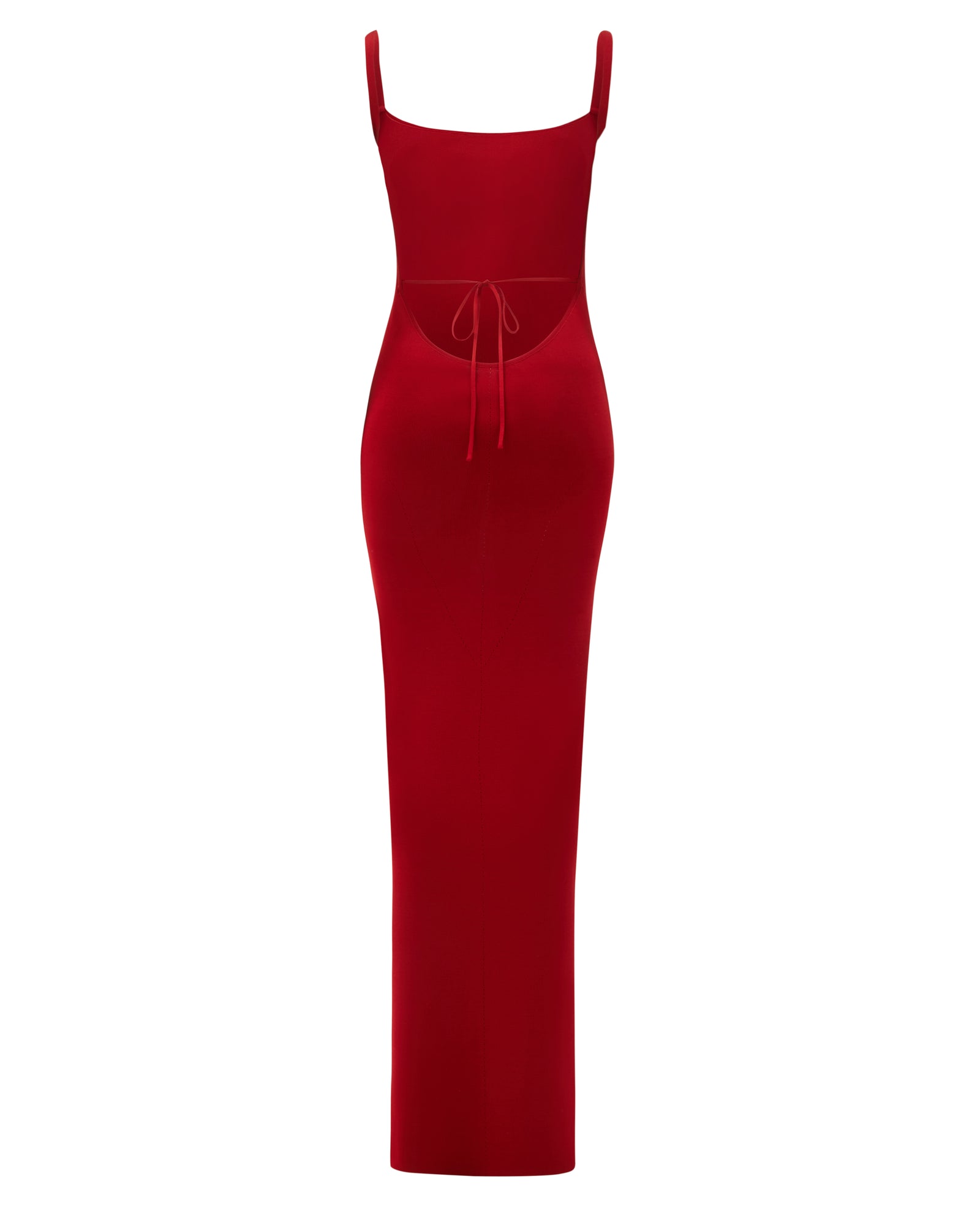strapless open back dress MORUGA WARD DRESS RED – La Galpa