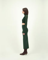 HIGH ANCHO TOP DARK GREEN