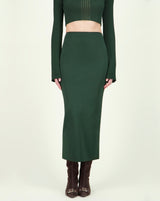 SAYURI VIPERA SKIRT DARK GREEN