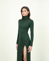 SCOVILLE TORTUGA DRESS DARK GREEN