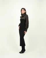 SETA VIPEROTA DRESS BLACK