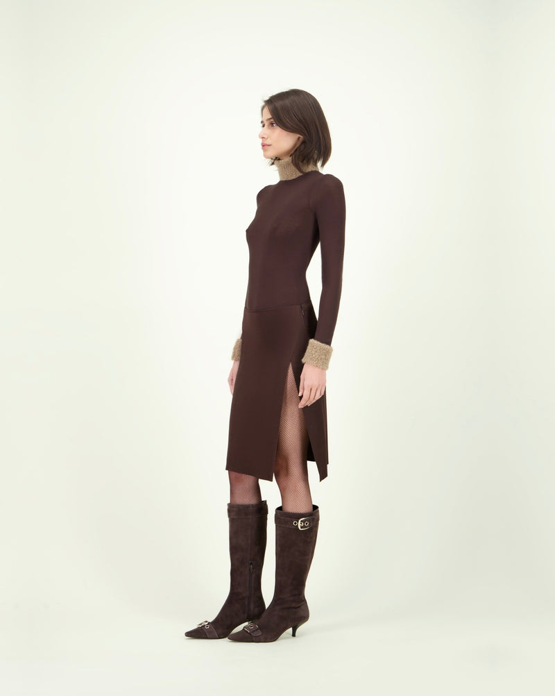 ESTELITA SKIRT BROWN