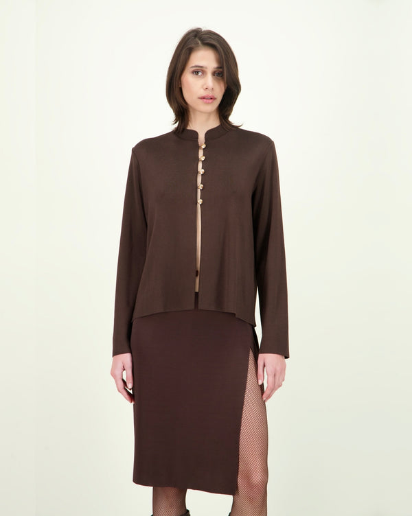 MODJOLOKO TOP BROWN